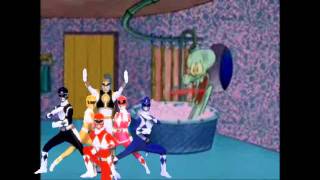 the Mighty Morphin' Power Rangers drop by Squidward's house [v3]