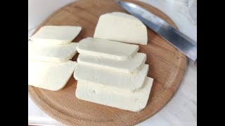 Домашний сыр из 3-х ингредиентов. Самый простой рецепт сыра / Homemade cheese/The simplest recipe