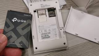 TP-Link 4G LTE Mobile Wi-Fi M7300 Unboxing