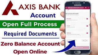 Axis Bank Zero Balance Account Open | bank account open kaise kare | Axis Bank me khata kaise khole