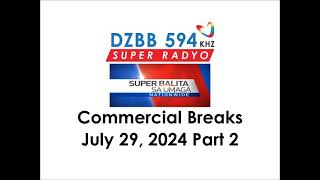 Super Balita Sa Umaga Nationwide Commercial Breaks July 29, 2024 Part 2