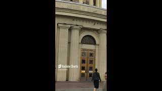 Moment of life - ground lobby of the Ploshchad Vosstaniya metro station,Saint Petersburg (Leningrad)