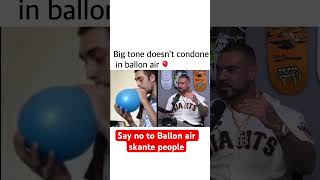 Big tone doesnt condone in balloon air skante #memepage #viralmemes #trendingshorts #nojumper