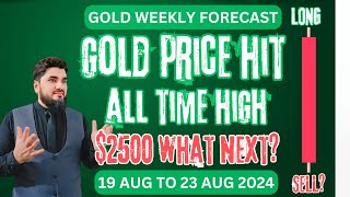 GOLD WEEKLY FORECAST 19 AUG 23 AUG 2024 | XAUUSD GOLD TECHNICAL ANALYSIS | GOLD BUY OR SELL?