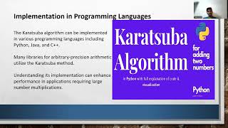 KARATSUBA ALGORITHM FOR FAST MULTIPLICATION BY DIVIDE AND CONQUER | ADA VIDEO ASSIMENT 1