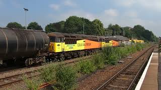 56302 & 56051 Colas rail at Wakefield kirkgate 26/6/24.