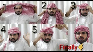 How to tie shemagh | Headscraf | keffiyeh | Arabic scarf | New style for men | Mohammad Hussain