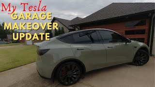 My Tesla Garage Makeover update!!