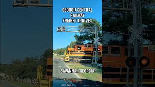 Georgia Central Railway Freight Arrives in Savannah, Georgia