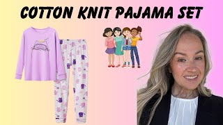 Honest Review of the Cotton Knit Pajama Set