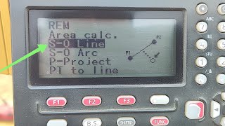 Topcon or Sokkia total station SO Line function