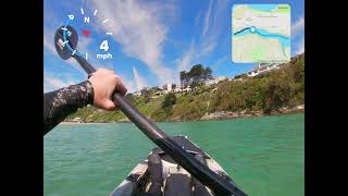 Newquay Crantock Beach , River Gannel Kayaking