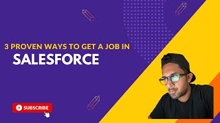 3 things you can do to get a job in the Salesforce ecosystem #shorts #salesforce #jobsearch