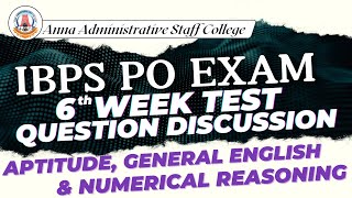 Week Test - 6 | Question Discussion | IBPS Course 2024 | Aptitude, English & Reasoning