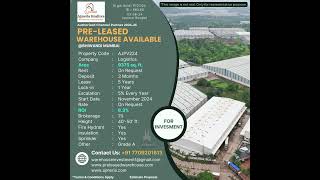 9375SQ FT HIGH RETURN PAYING PRE-LEASED WAREHOUSE PROPERTY AVAILABLE FOR INVESTMENT IN BHIWANDI