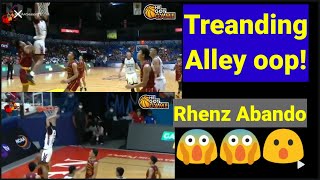 Rhenz Abando Latest Alley oop Dunk  Letran vs Perpetual Final 4 May 08 2022