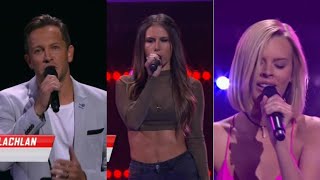 Simon Brook McLachlan, Kat Risteska, Bree Philipson | The Voice Australia 6 (2017) | Blind Auditions