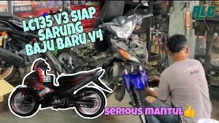 #47 LC135 V3 SIAP SARUNG COVERSET BARU V4 | EXCITER GP SUMPAH MERECIK GENG!!!