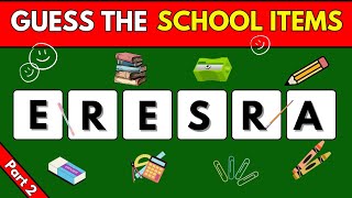 "Unjumble the Chaos: Can You Crack the School Supplies Code?" 📚🤓 #quiz #riddles