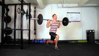 Barbell Reverse Lunges