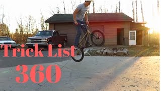 Trick List: 360 (BMX)