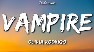 Olivia Rodrigo - vampire (Lyrics)