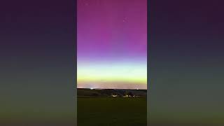 Northern Lights in Germany 🇩🇪 mesmerising view #shortvideo #travel #germancity #northernlights