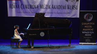 DEFNE ÇALIK PİYANO - Çukurova Müzik Akademi Dönem sonu dinletisindeki piyano Performansı.