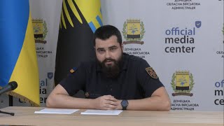 Єгор Друзь розповів на брифінгу про задачі, що стоять перед вогнеборцями