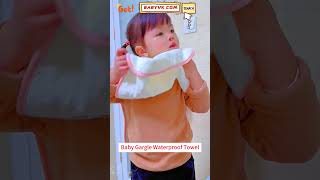 Tired of Wet Clothes After Baby Gargles? Discover the Baby Waterproof Towel!