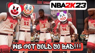 NBA 2K23 Rec Gameplay | Rec Clowns Got Us Cheated, Ho'd, and SOLD!!!