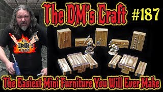 The Easiest Mini-Furniture You Will Ever Make from Jenga Blocks  (DM's Craft #187)