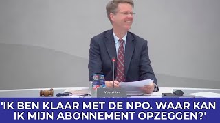 Martin Bosma geeft TIEN ARGUMENTEN om zijn NPO-abonnement op te zeggen