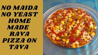 #Rava pizza Recipe