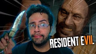 COMO DERROTAR JACK BAKER NA FACA || Resident Evil 7 Modo Hospício