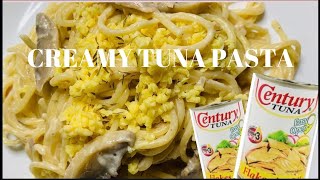 CREAMY TUNA PASTA|BUDGET MEAL|EASY RECIPE|Jene Official Vlog