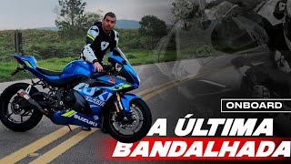 ÚLTIMA BANDALHADA COM ELA | ONBOARD SUZUKI GSX-R 1000R EM HOMELAND