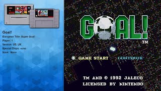 Goal! (SNES) PlayGame - winning the World Cup without making a goal