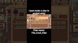 Go join my clan! #pocketants