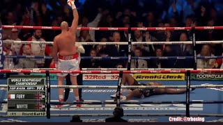 TYSON FURY Devastating KO VS. DILLIAN WHYTE!