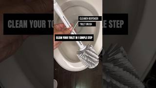 How to Clean Your Toilet Bowl in One Simple Step 🚽 #cleaning #bathroomcleaning #cleaningmotivation