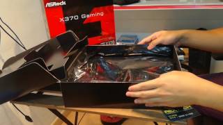 ASROCK X370 PROFESSIONAL GAMING UNBOXING