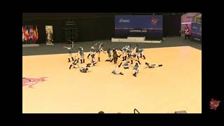 World Baton Twirling Championship Artistic Group  Golden Hearts Baton Twirl Giappone