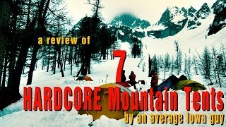 A Review of 7 Hardcore Mountain Tents