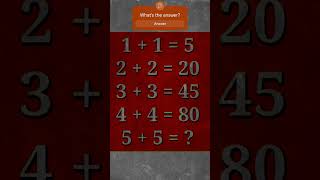 Do YOU solve such fun puzzles? #mathgame #logicpro #shorts