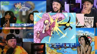 "EPIC BATTLE: Sanji vs Doflamingo in One Piece Anime reaction mashup