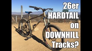 Can this 26er Hardtail Mountain Bike drop me on DownHill?