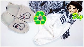 DIY | Eski Terlik Yenileme | Eski kazaktan, Hırkadan Geri Dönüşüm | Recycle Idea