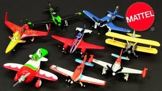 8 Mattel Disney Planes Turbo Dusty El Chupacabra Ripslinger Lead Bottom Ishani Skipper Bulldog