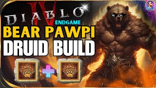 Diablo 4 Druid BEAR PAWPI Endgame Build - Season 4